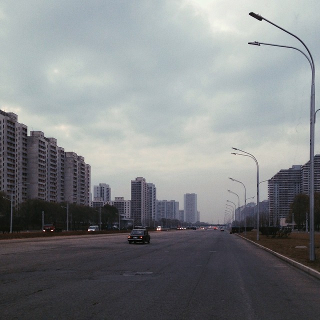 Tongil Street, Пхенян.