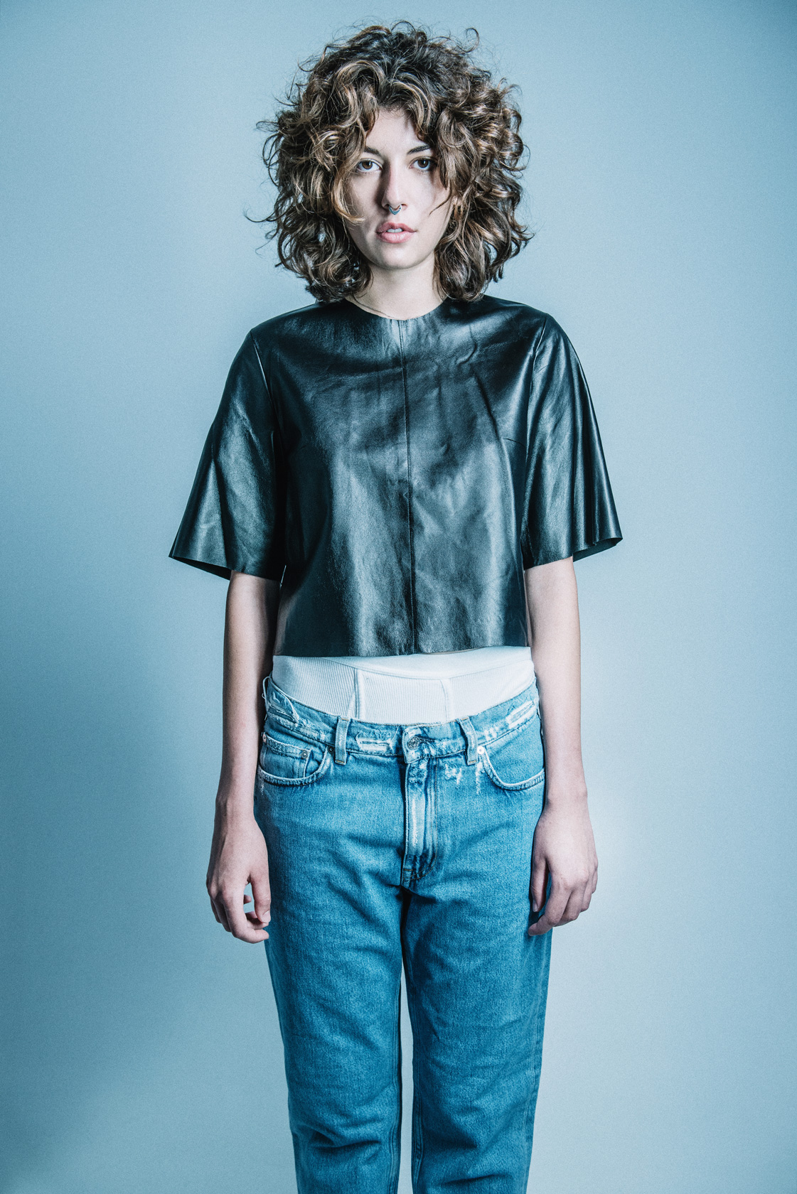 Блуза By Malene Birger и деним Acne Studios от Plus Zero Concept Store