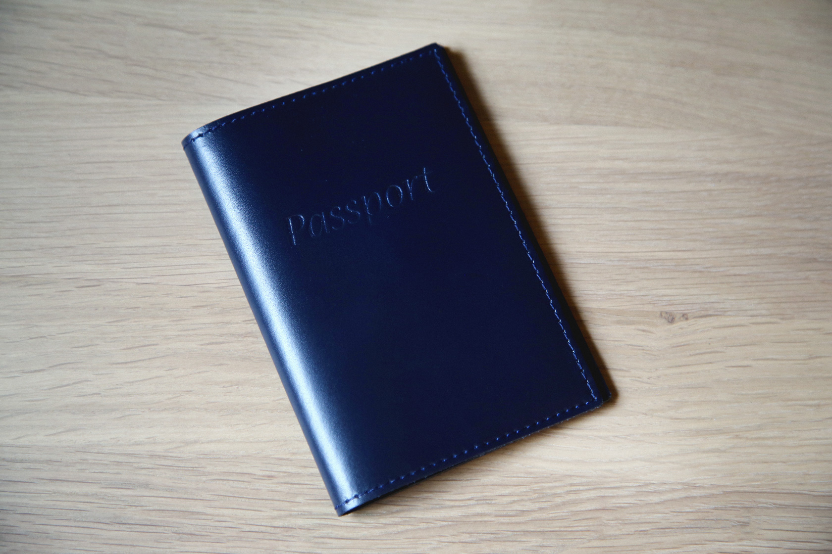 Kалъф за паспорт от естествена кожа - 72 лв.
