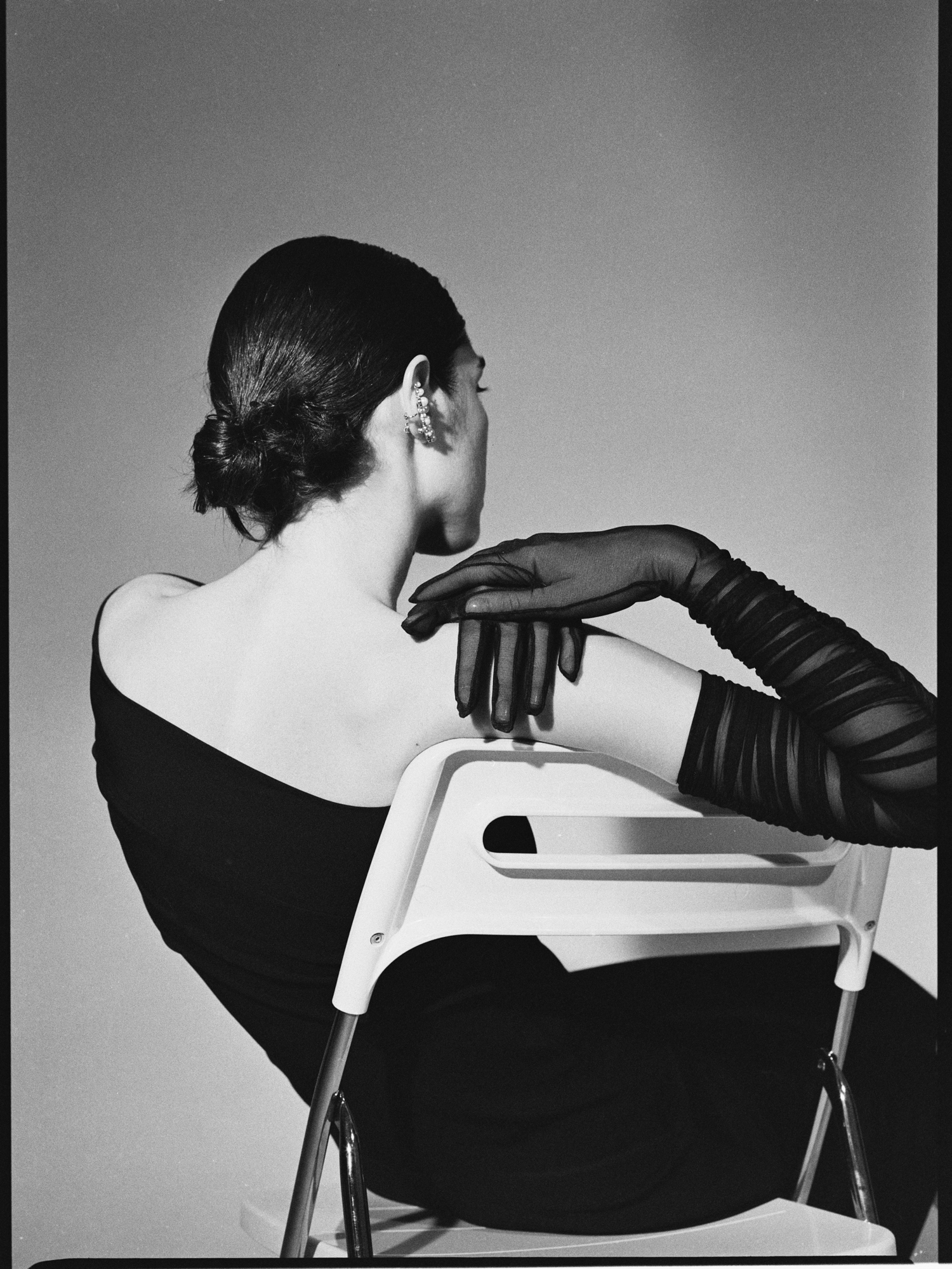 рокля Helmut Lang ръкавици La Perla