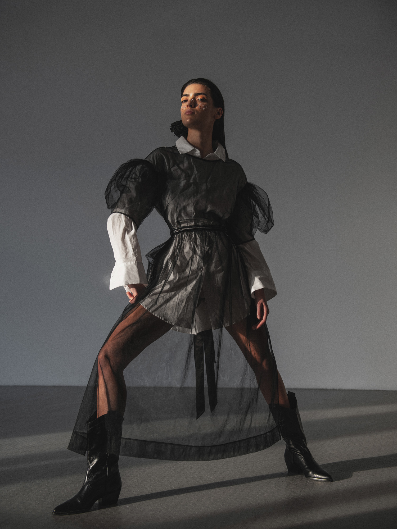 рокля Simone Rocha x H&M, риза и ботуши архив